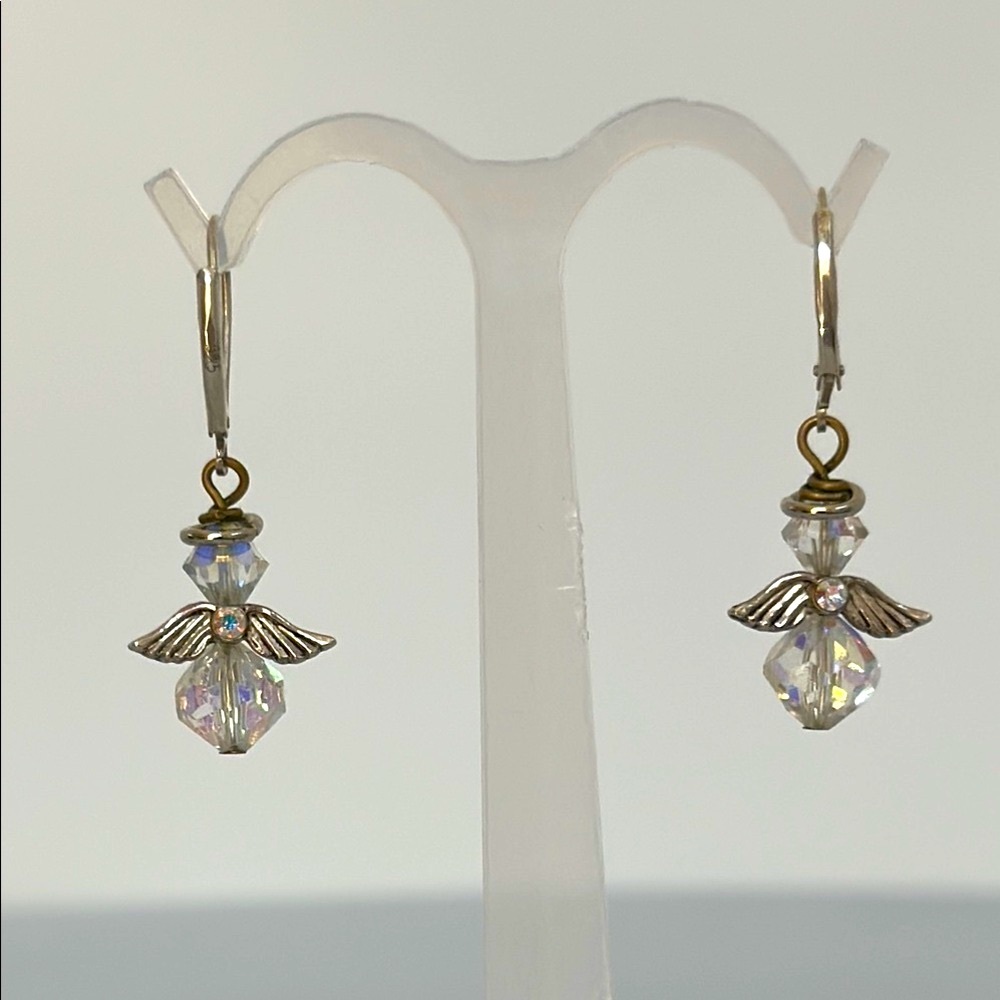 Elegant 925 Silver Angel Wing Earrings ✨